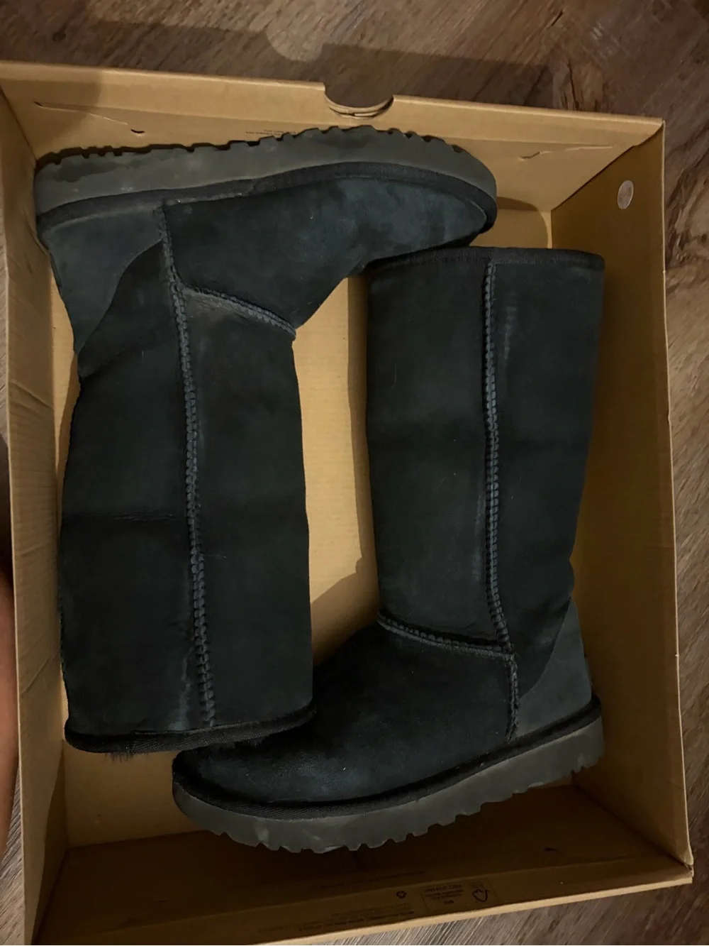 Black UGG Classic Tall boots